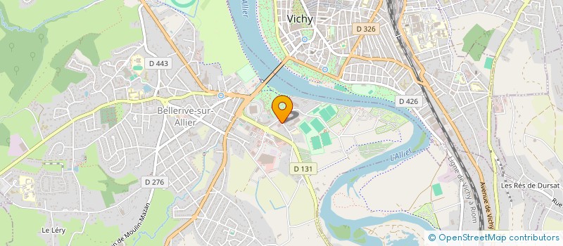 localisation de l'entreprise VICHY POIDS LOURDS à BELLERIVE-SUR-ALLIER