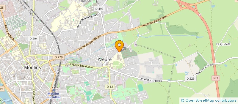 localisation de l'entreprise VICHY PROMO SARL à YZEURE