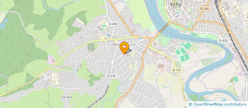 localisation de l'entreprise VICHY QUALIDIS SANTE BEAUTE à BELLERIVE-SUR-ALLIER