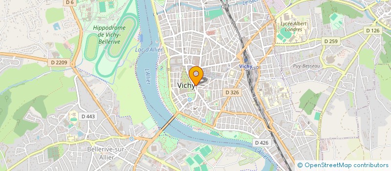 localisation de l'entreprise VICHY SCIENCES ET ROBOTIQUE à VICHY