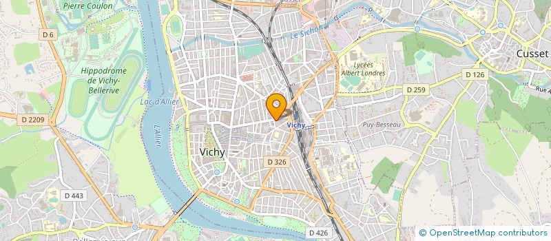localisation de l'entreprise VICHY TRANSACTIONS à VICHY