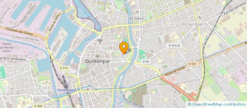 localisation de l'entreprise VICI CARPETS SA à DUNKERQUE