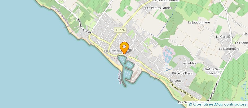 localisation de l'entreprise VICJO D'O  SAINT-PIERRE-D'OLERON