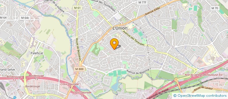 localisation de l'entreprise VICKAEL  L'UNION