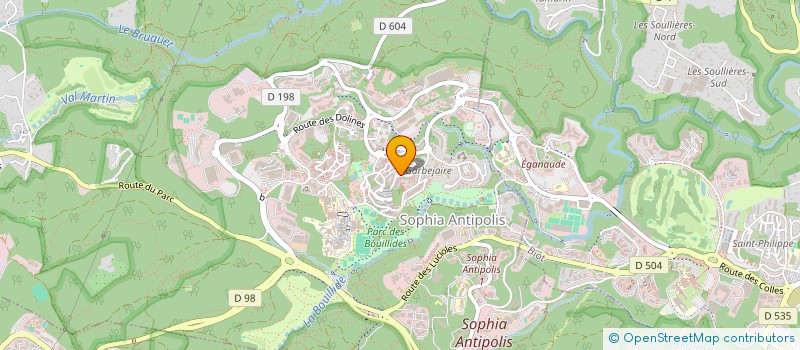 localisation de l'entreprise VICKI'S  VALBONNE