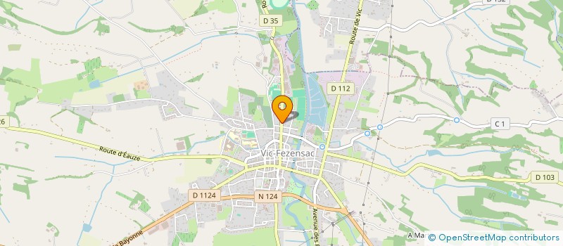 localisation de l'entreprise VICKIDZ  VIC-FEZENSAC