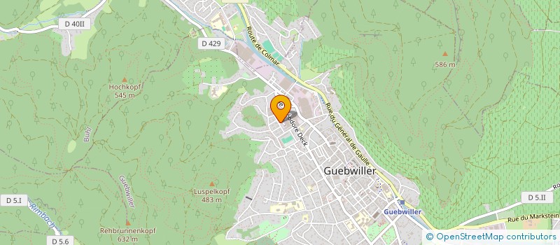 localisation de l'entreprise VICKING  GUEBWILLER