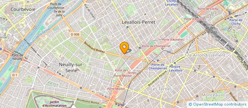 localisation de l'entreprise VICKY BROTHERS à LEVALLOIS-PERRET