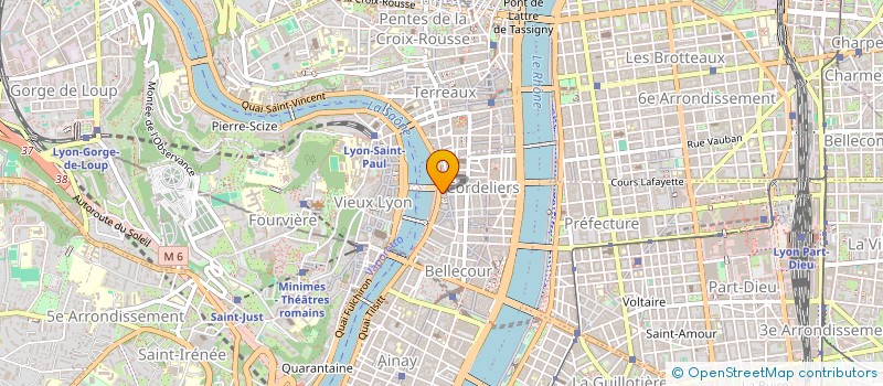 localisation de l'entreprise VICKY COIFFURE à LYON