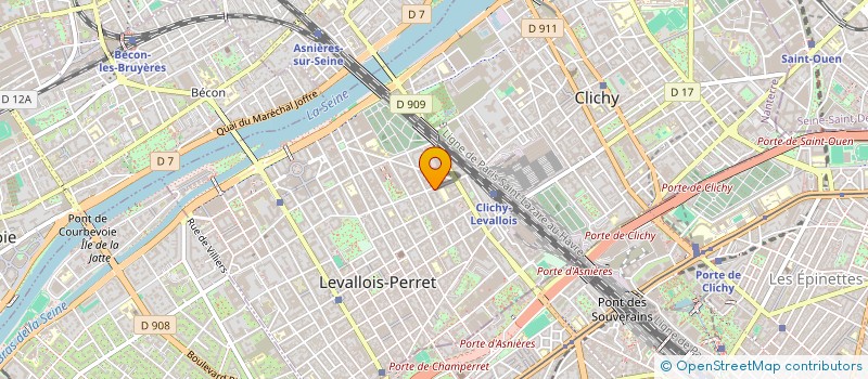 localisation de l'entreprise VICKY DIS à LEVALLOIS-PERRET