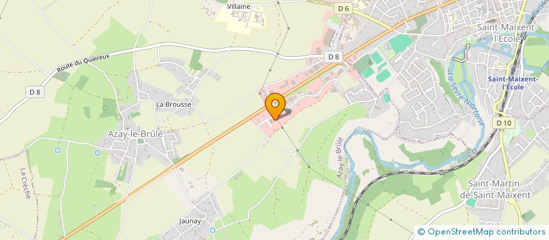 localisation de l'entreprise VICKY ELEGANCE  AZAY-LE-BRULE