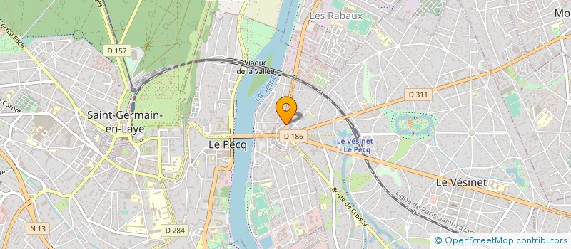 localisation de l'entreprise VICKYVES  LE VESINET