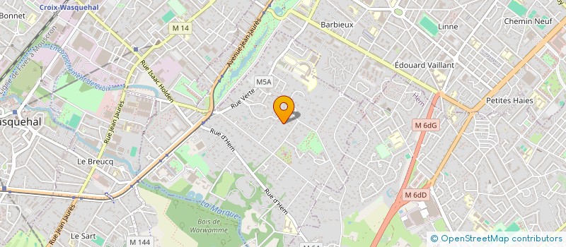 localisation de l'entreprise VICLEJE à CROIX