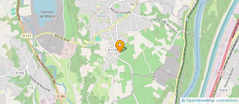 localisation de l'entreprise VICLIZ  MILLERY