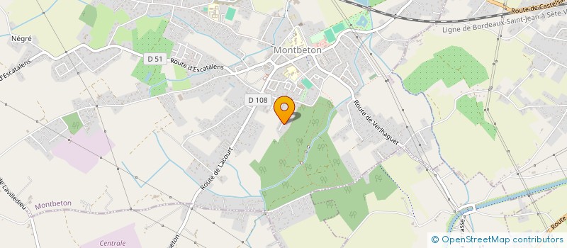 localisation de l'entreprise VICLUDSAND  MONTBETON