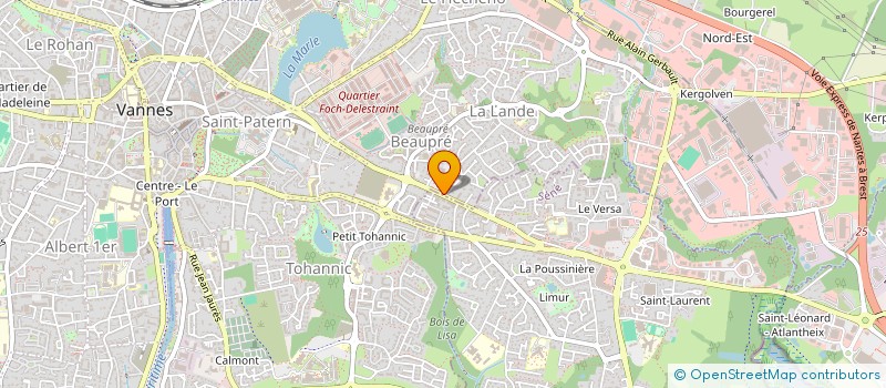 localisation de l'entreprise VICMA  VANNES