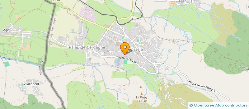 localisation de l'entreprise VICMA PROMOTIONS  OSSEJA