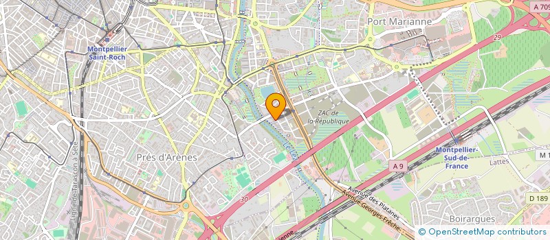 localisation de l'entreprise VICMABESS à MONTPELLIER