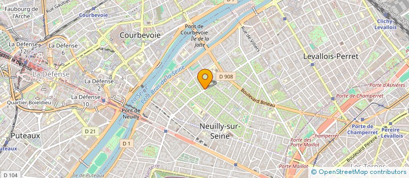 localisation de l'entreprise VICMARRIV à NEUILLY-SUR-SEINE
