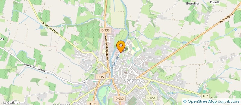 localisation de l'entreprise VICMAT  CONDOM