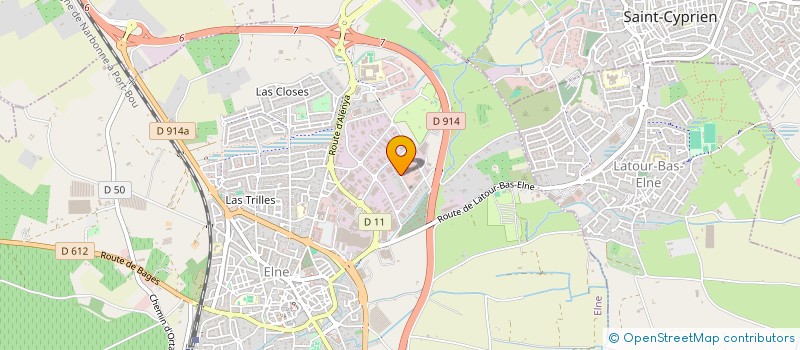 localisation de l'entreprise VICO ET FILS SARL à ELNE