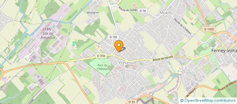 localisation de l'entreprise VICOLO CORTO à PREVESSIN-MOENS
