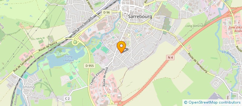 localisation de l'entreprise VICOMAHE à SARREBOURG