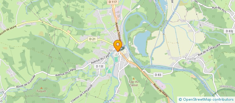 localisation de l'entreprise VICOMANE  MANE