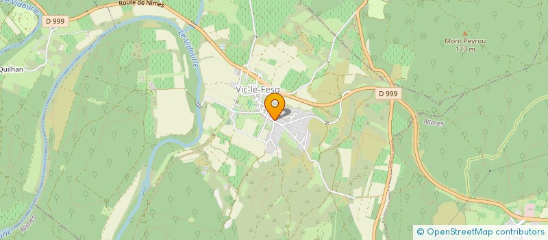 localisation de l'entreprise VICORNH  VIC-LE-FESQ