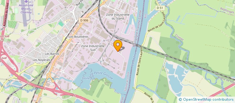 localisation de l'entreprise VICORT à MACON