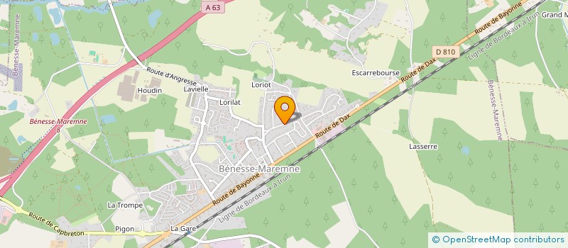 localisation de l'entreprise VICOTIS40  BENESSE-MAREMNE