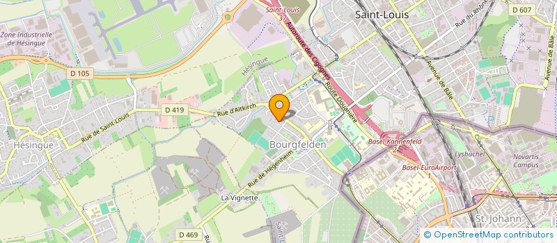 localisation de l'entreprise VICOZ à SAINT-LOUIS