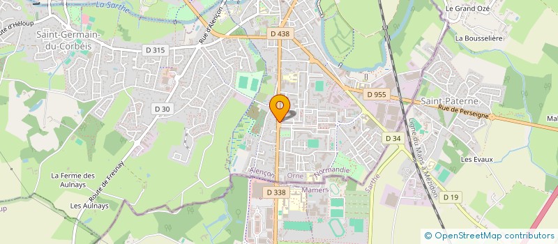 localisation de l'entreprise VICQUES BATIMENT à ALENCON
