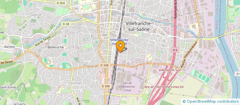 localisation de l'entreprise VICRI à VILLEFRANCHE-SUR-SAONE