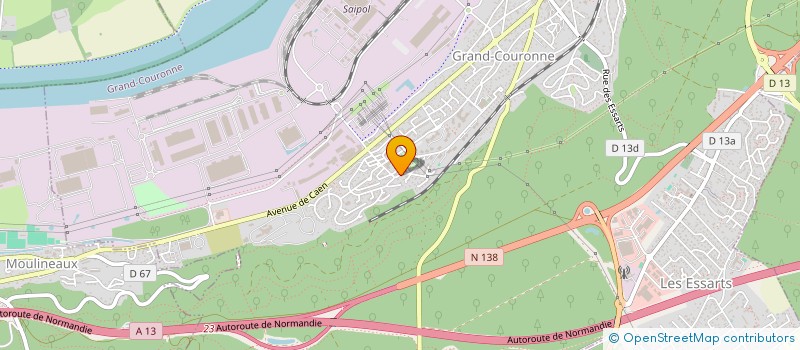 localisation de l'entreprise VICSER  GRAND-COURONNE