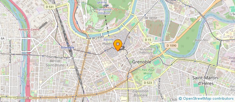 localisation de l'entreprise VICSIX à GRENOBLE