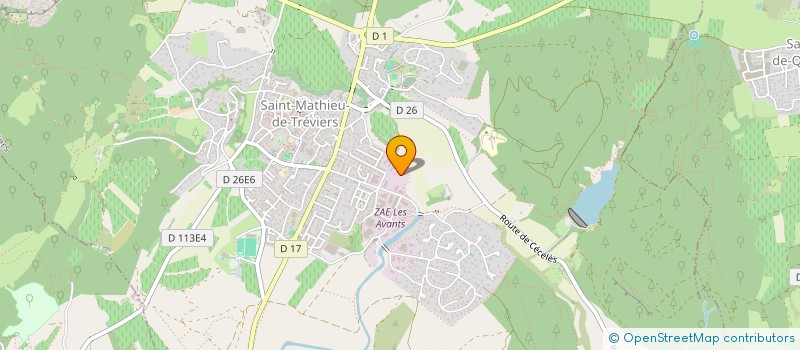 localisation de l'entreprise VICSY  SAINT-MATHIEU-DE-TREVIERS