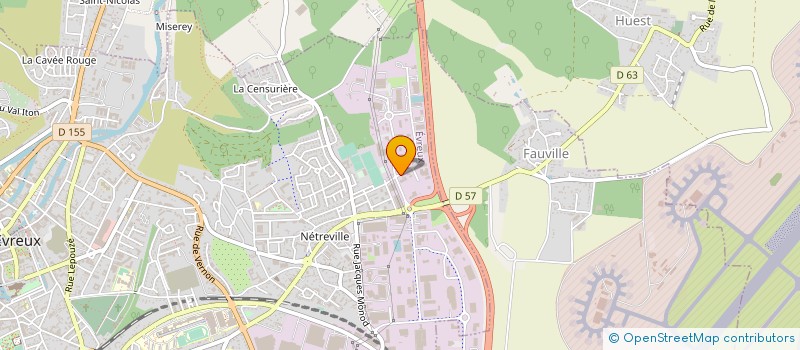 localisation de l'entreprise VICT'EURE PRECISION à EVREUX