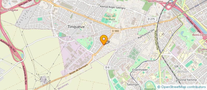 localisation de l'entreprise VICTALIE  TINQUEUX