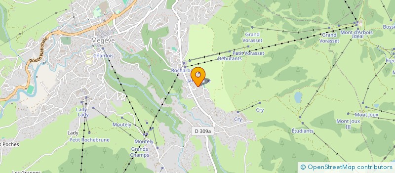 localisation de l'entreprise VICTAUREDG  MEGEVE