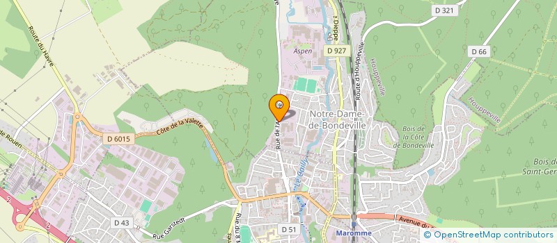 localisation de l'entreprise VICTEM HOLDING  NOTRE-DAME-DE-BONDEVILLE