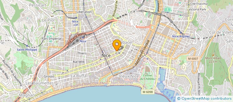 localisation de l'entreprise VICTESSA à NICE
