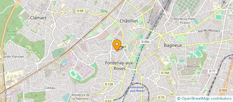 localisation de l'entreprise VICTEURIN à FONTENAY-AUX-ROSES