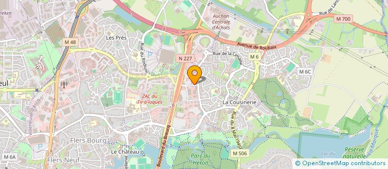 localisation de l'entreprise VICTILLE à VILLENEUVE-D'ASCQ