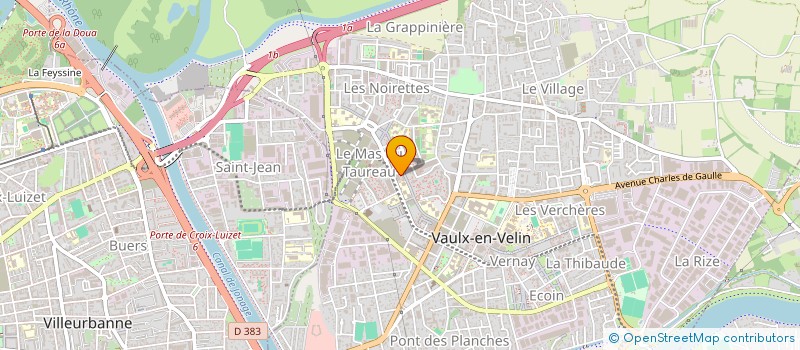 localisation de l'entreprise VICTIMES DE L'INCENDIE DES BARQUES  VAULX-EN-VELIN