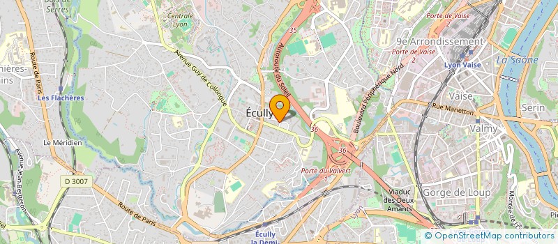 localisation de l'entreprise VICTOFF  ECULLY