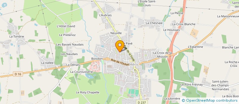 localisation de l'entreprise VICTOFI  HERIC