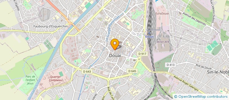 localisation de l'entreprise VICTOINE à DOUAI