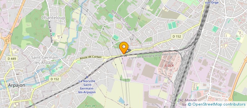 localisation de l'entreprise VICTOIR  PRIMEUR  SAINT-GERMAIN-LES-ARPAJON