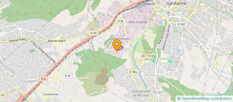 localisation de l'entreprise VICTOIRE 3S à GARDANNE